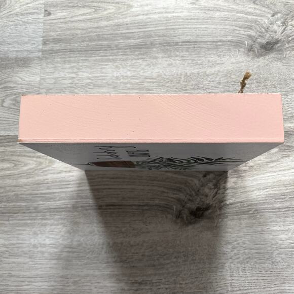 Plant Happy Tabletopper / Wall Frame in White and Pink - Picture 9 of 9